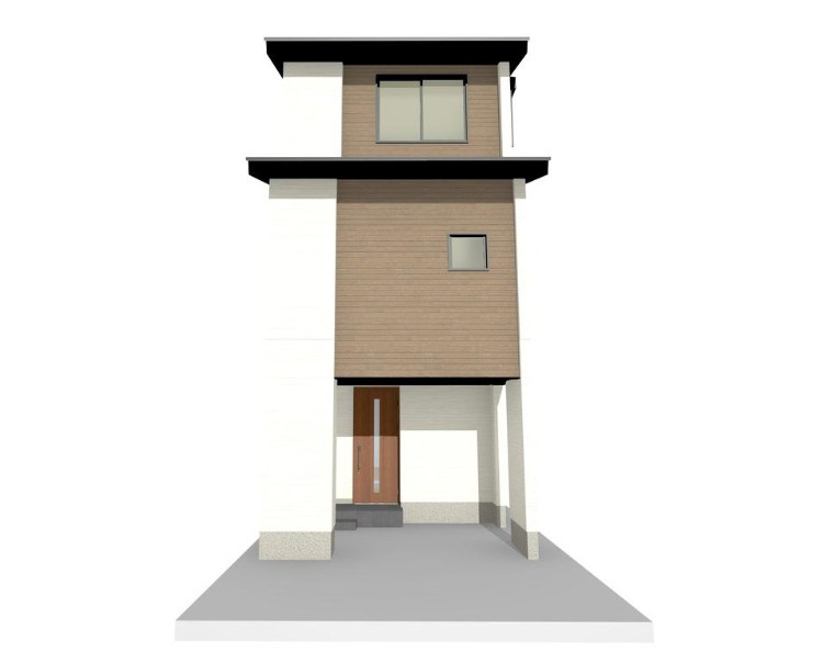 桃山町弾正島2号地の外観パース