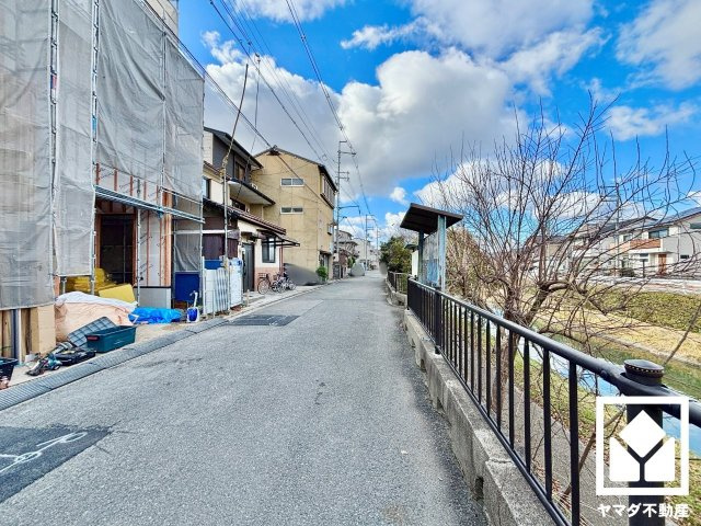 伏見区桃山町弾正島　1号地の前面道路含む現地写真|1月6日　現地写真更新