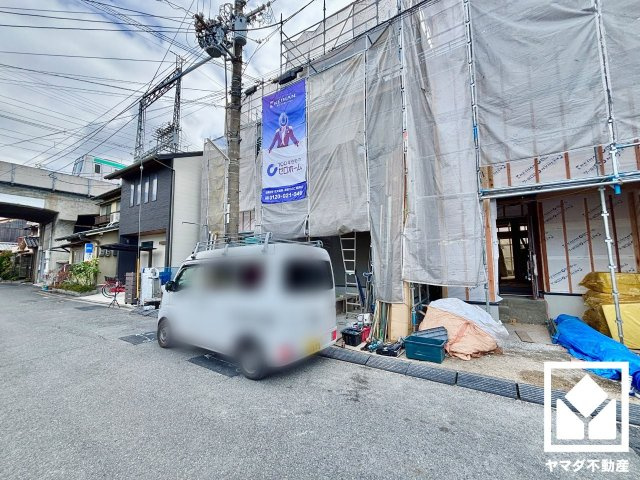 伏見区桃山町弾正島　1号地の外観|1月6日　現地写真更新