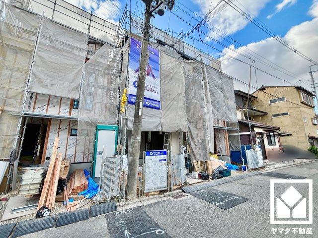 伏見区桃山町弾正島　1号地の外観|1月6日　現地写真更新