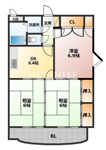 レジデンス東望の間取り