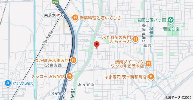 D-residence南茨木の地図