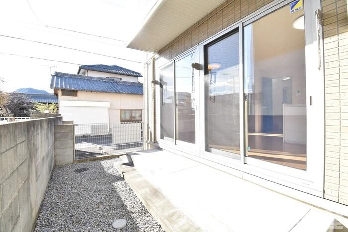 セジュールのバルコニー|専用庭