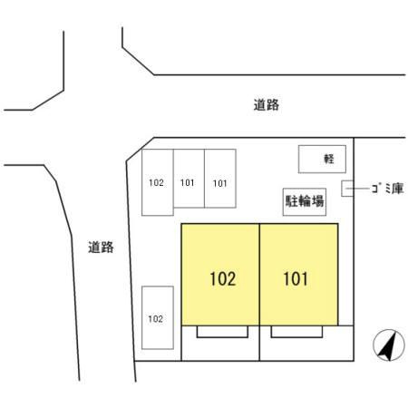 セジュールの区画図