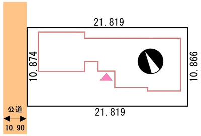【区画図】 | 【商談中】住吉2丁目55-2