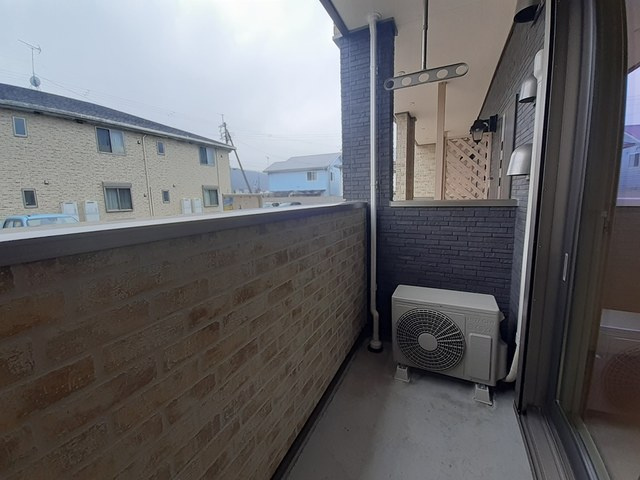 フランボアーズ篠山Ⅱのバルコニー