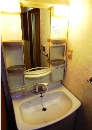 エヴァーグリーンの独立洗面台