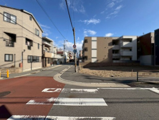 【前面道路含む現地写真】 | 中加賀屋４丁目　売土地　全４区画