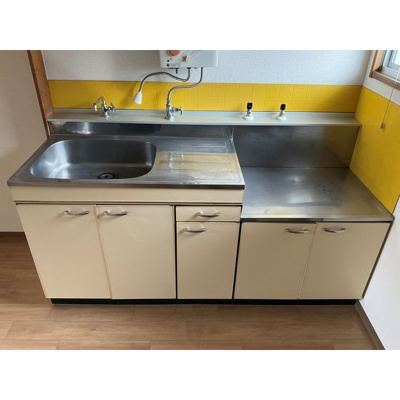 【キッチン】 | 岡本ハイツ | 使いやすいキッチンです