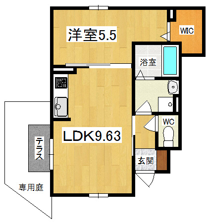 プルミエール　ケイトⅡの間取り