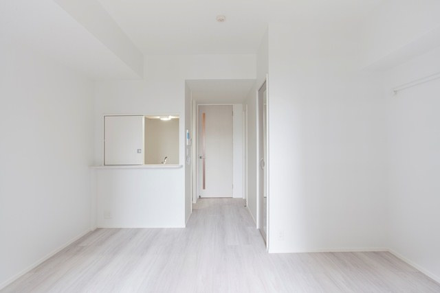 エンクレスト博多PREMIERの居間・リビング|ゆったりとしたリビングです