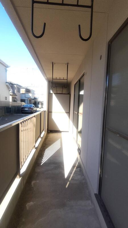 泉北郡忠岡町馬瀬１丁目のハイツのバルコニー|開放的で明るい空間を演出してくれるバルコニーです