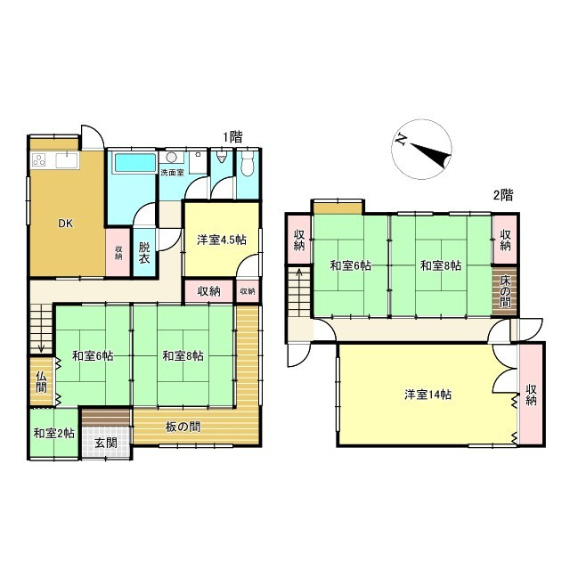 2026/2/25価格変更　戸建　飛騨市神岡町東町　100万（2025/11/10新規）の間取り
