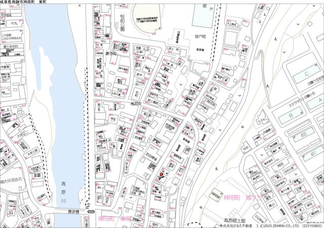 2026/2/25価格変更　戸建　飛騨市神岡町東町　100万（2025/11/10新規）の地図