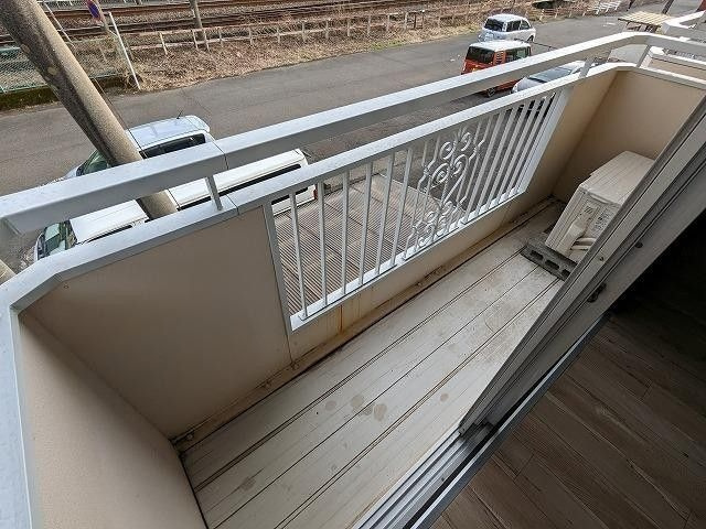 コーポ駅北　IIのバルコニー