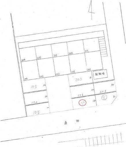 コーポ駅北　IIの駐車場
