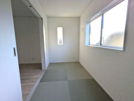 ひたちなか市平磯遠原町　第１の和室|リビング隣の和室は、来客用やお子様とのお昼寝にぴったりです