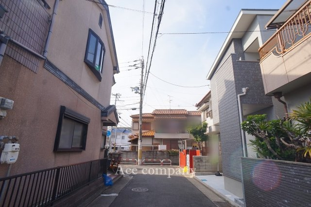 【前面道路含む現地写真】 | 八尾市山本町北6丁目 | 【前面道路：幅員約4.6ｍ☆】バス停徒歩3分圏内にあります♪