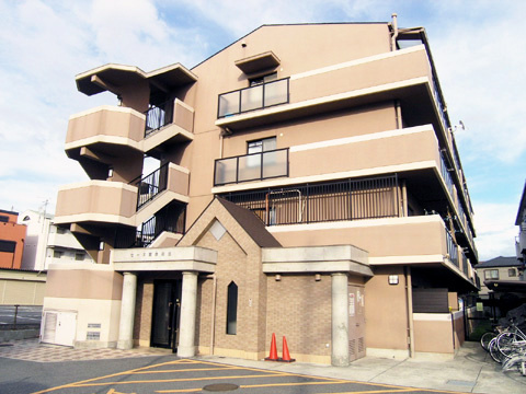 セーヌ東岸和田の外観|おしゃれな外観です