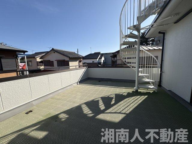 小田原市酒匂4丁目　中古一戸建てのバルコニー|広々としたバルコニーです