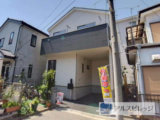 新築/さいたま市桜区道場の外観|東道路です