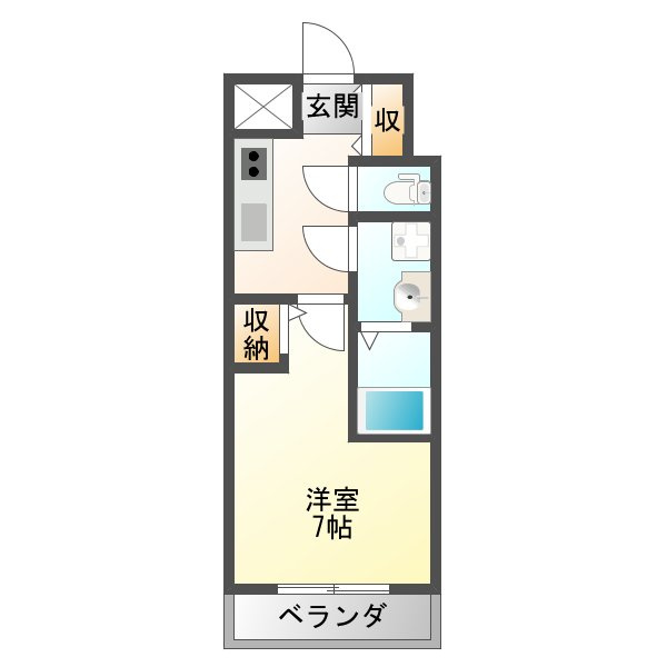 スプランディッドⅡの間取り
