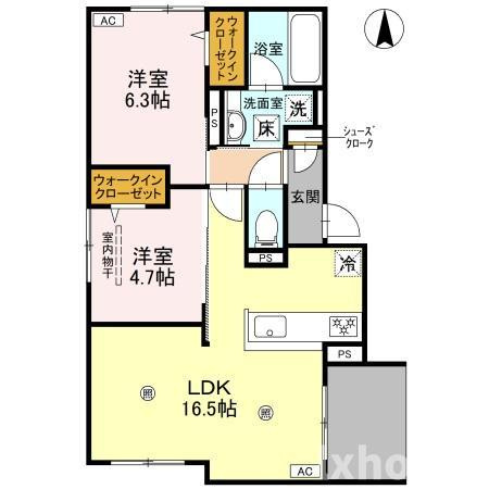 D-residence南茨木の間取り