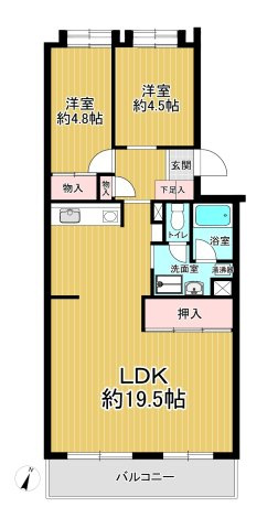 ファミール第5西船橋の間取り|◆広々としたLDK
