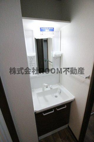 Beil（ベイル）の洗面所|脱衣スペースもあります