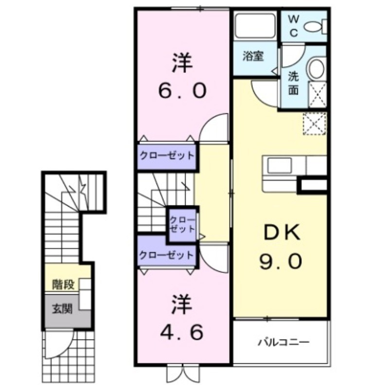 グレイス９の間取り