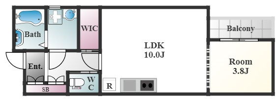 クレドールＫの間取り