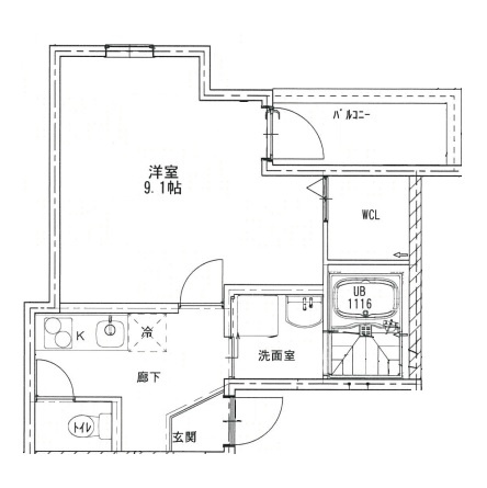 ハピネス高師浜の間取り