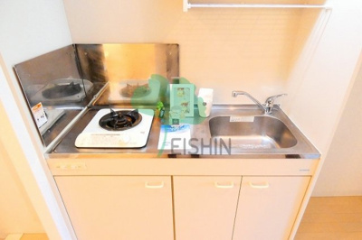 【キッチン】 | アンビシャス江崎 | シンプルな清潔感のあるキッチンです！