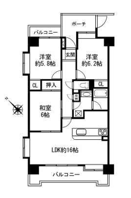 【間取り】 | メゾン上福岡