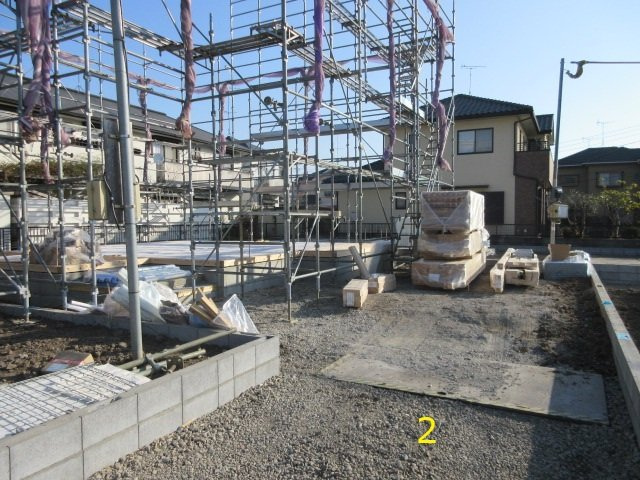 【仲介手数料無料】新築戸建　吉見町東野4-11-15（全5棟）の前面道路含む現地写真