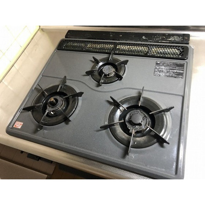 【キッチン】 | コスモ横浜大通り公園 | 3口ガスコンロ