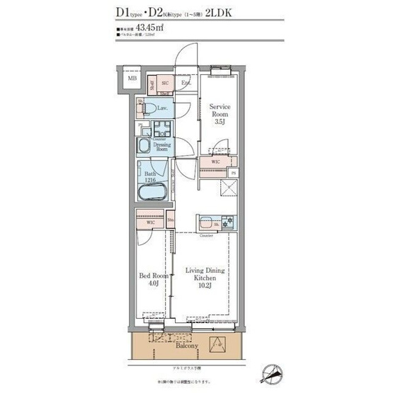【間取り】 | ＬＵＭＩＮＯＵＳつつじヶ丘