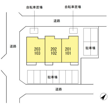 フルールの区画図