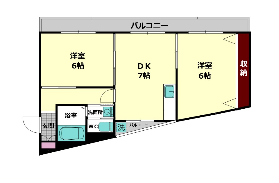 サンハイツ上村の間取り