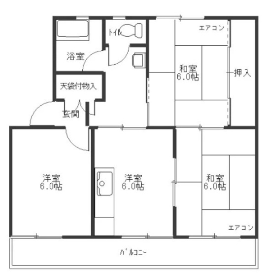 【間取り】 | マルタカマンション