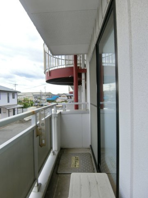 【バルコニー】 | ドレミファ荘 | イメージ205号室の写真