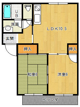 【間取り】 | ドレミファ荘 | イメージ