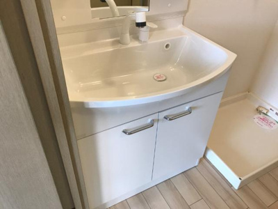 【洗面所】 | ハッピースリーヒルズ | 洗髪洗面化粧台