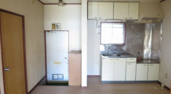 沼田市　木造　一棟アパートのキッチン