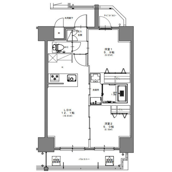 【間取り】 | S-RESIDENCE高岳ardent(アーデント)