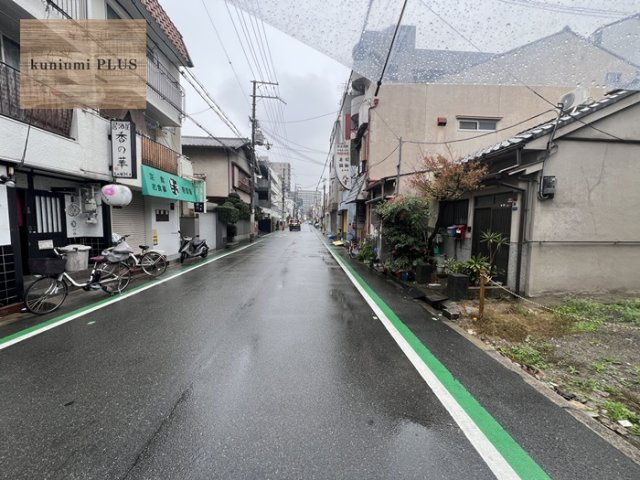 大阪市旭区高殿4丁目の前面道路含む現地写真