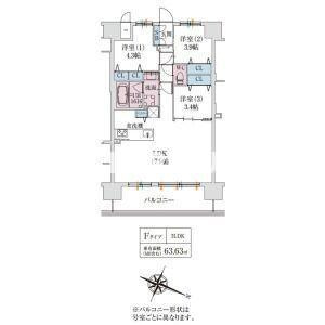 スプランディッド梅田グランノースの間取り