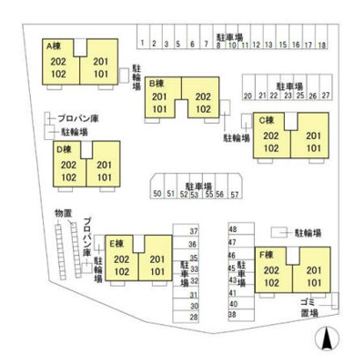 【区画図】 | サンライズF