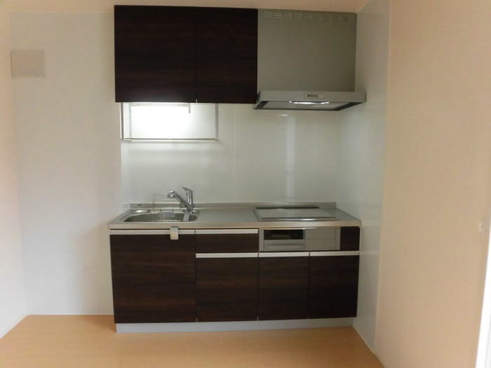 多摩市永山１丁目のアパートのキッチン