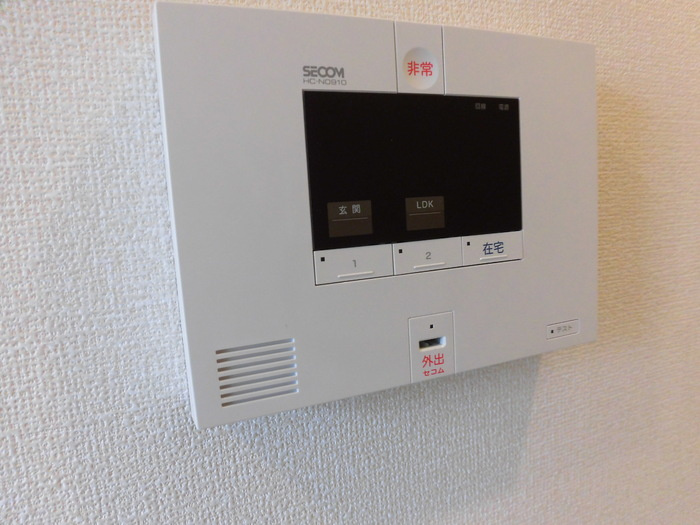 多摩市永山１丁目のアパートのセキュリティ